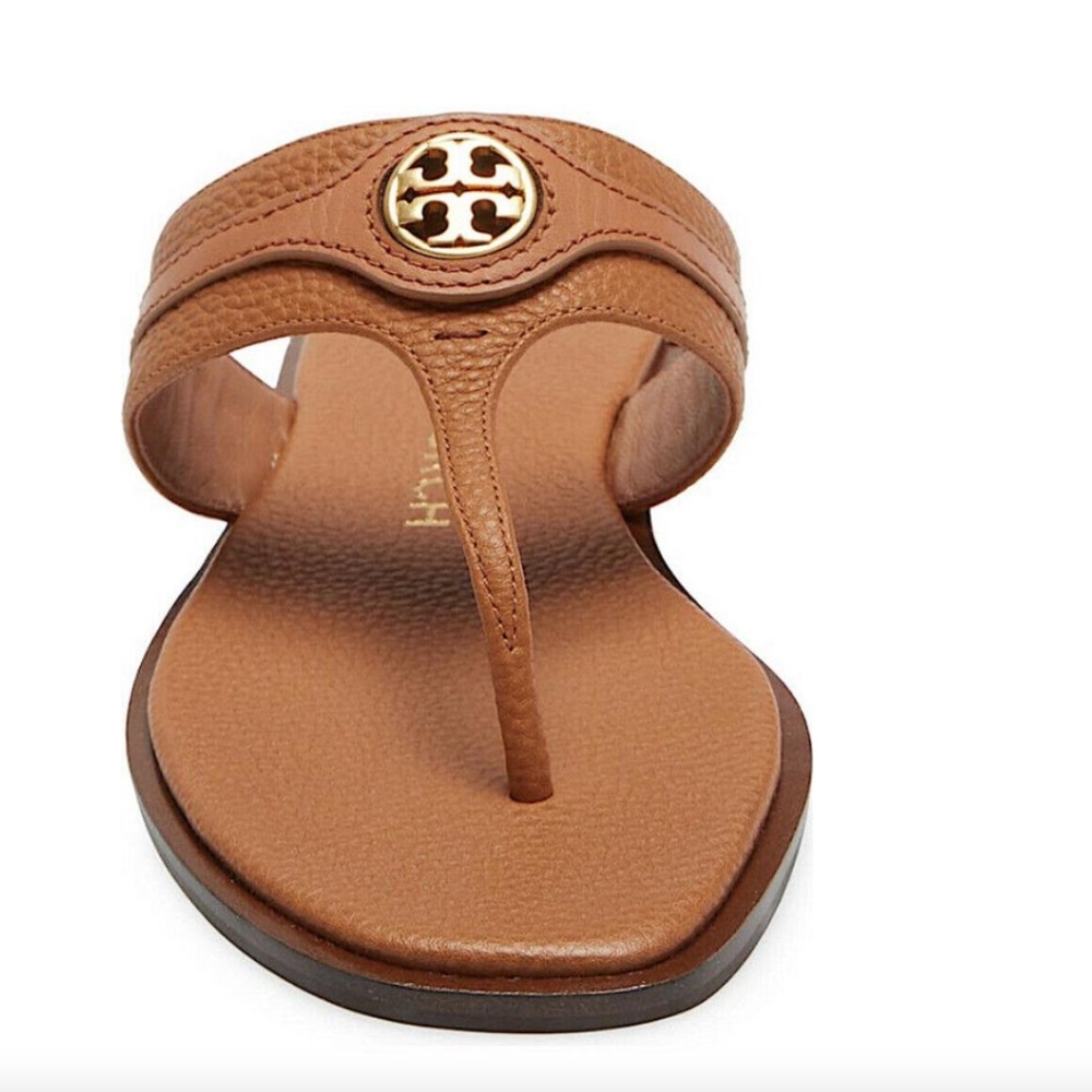 Tory Burch Tan New Carson Thong Welt Sandals